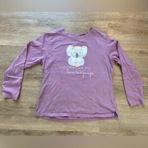 La Vie en Rose long sleeve pajama shirt - women’s Medium